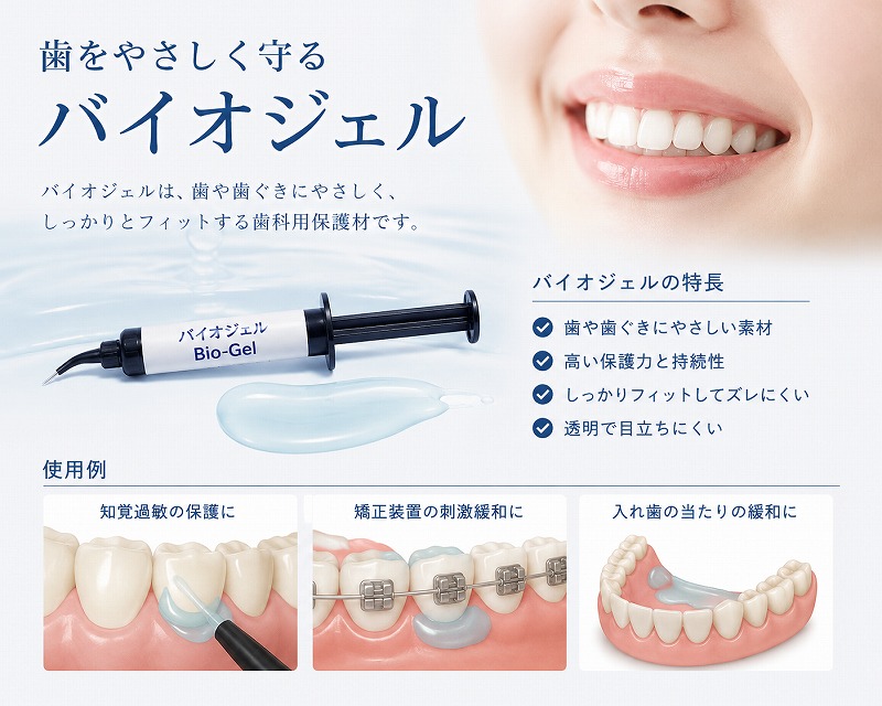 新たに開発……歯のエナメル質を修復、再生できるバイオジェルとは